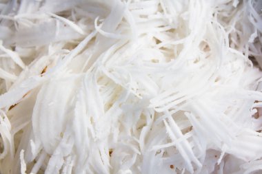 yemek pişirmek için Hindistan cevizi paçavra