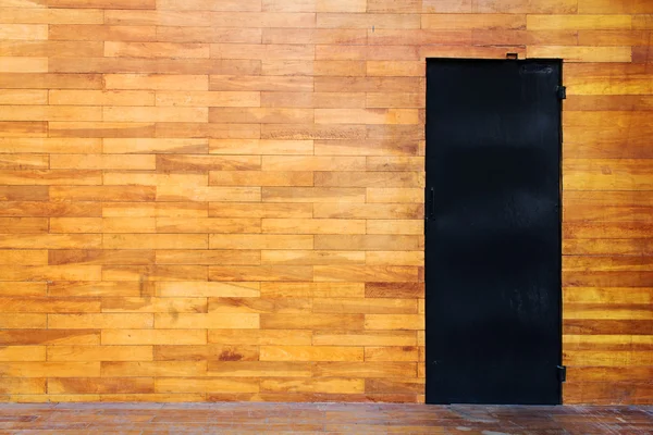 Текстура дерев'яних блоків стіни — стокове фото