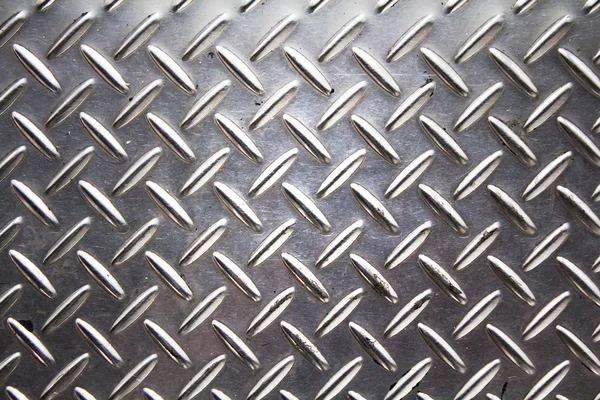 Background texture of metal diamond plate. — Stock Photo, Image