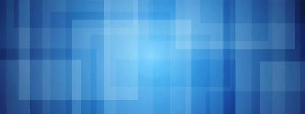 Abstraktní Modré Překrývající Obdélník Pozadí — Stockový vektor