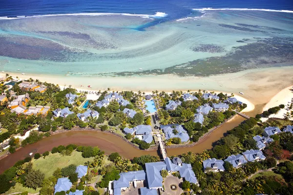 Mauritius gökyüzü görünümü — Stok fotoğraf