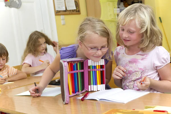 Lição escolar — Fotografia de Stock