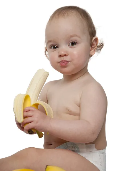 Bananenbaby — Stockfoto