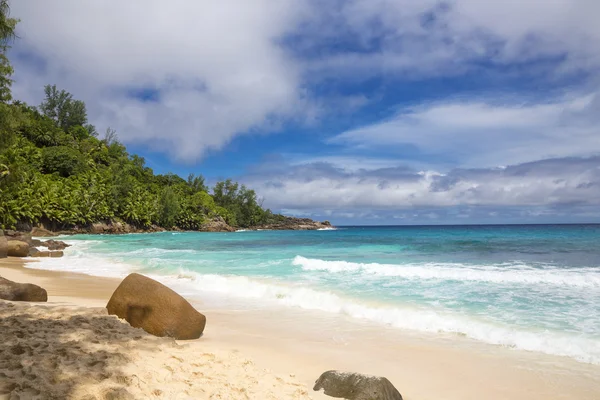 Stranden takamaka, Seychellerna — Stockfoto