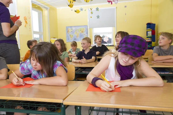 Children at lesson — Stock Photo, Image