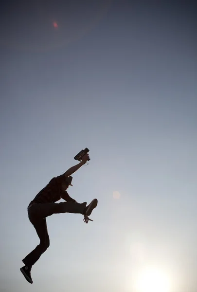 Jumping man — Stock Photo, Image