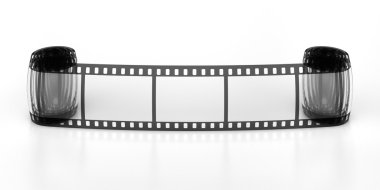 Film şeridi üç çerçeve