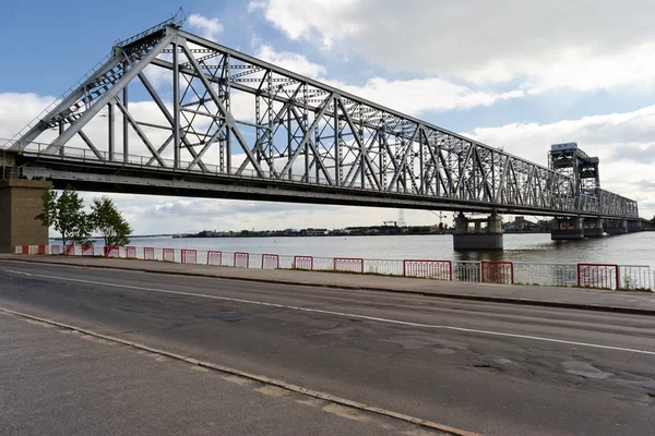 Fachwerkbrücke in Archangelsk — Stockfoto