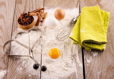 hamur için malzemeler