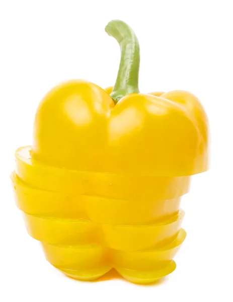 Sliced pepper — Stock Photo, Image