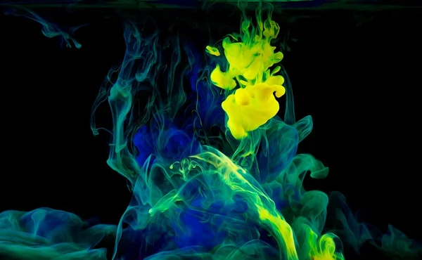 Ink in water — Stock Photo, Image