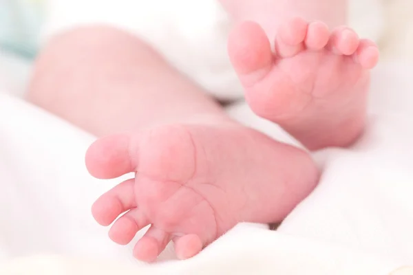 Новорожденные ноги — стоковое фото