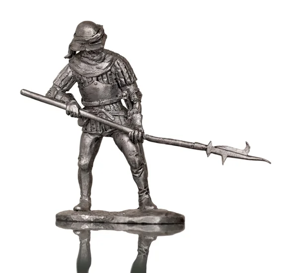 Żołnierz włócznią — Zdjęcie stockowe