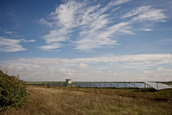 Centrale Solaire Dans Sud Ukraine — Photo