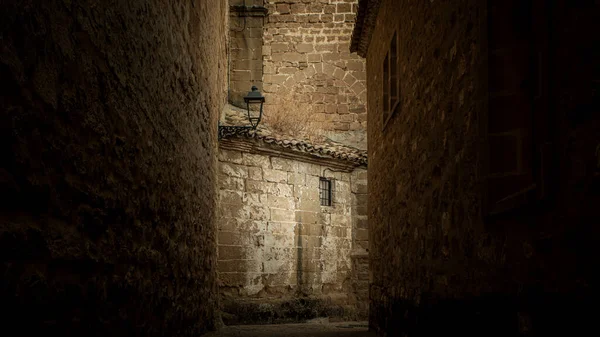 Picturesque Narrow Alley Old Town World Heritage City Baeza Jaen — Foto Stock