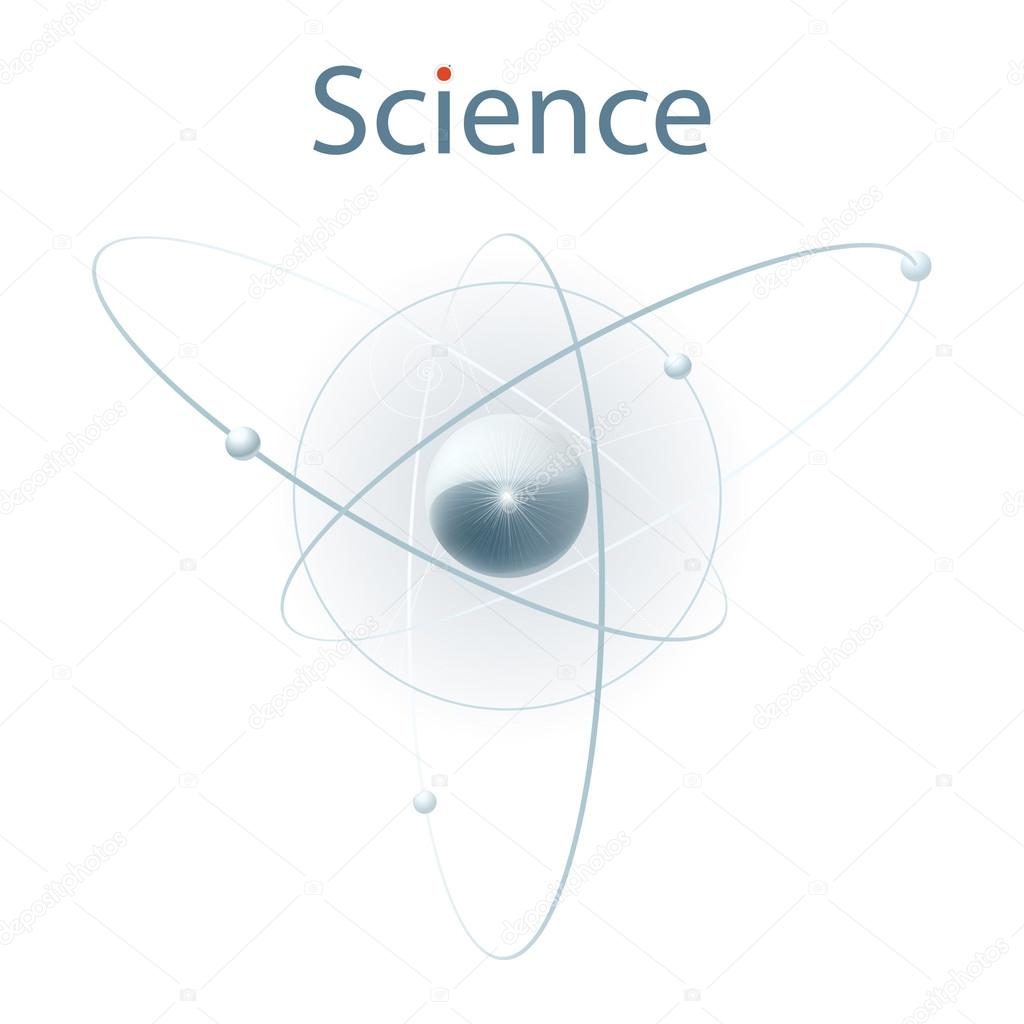 Symbol of science - atom.