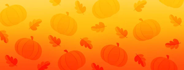 Tökök Levelek Mintája Őszi Háttér Hálaadás Halloween Tapéta — Stock Fotó