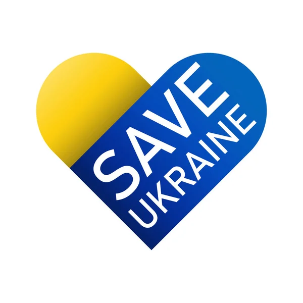 Sauver l'Ukraine. Arrêtez la guerre Sauvez l'Ukraine. Priez pour la paix en Ukraine. — Image vectorielle