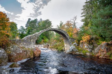 Carrbridge İskoçya 'daki yük atının eski kalıntıları.