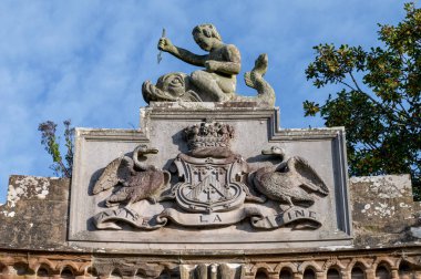 Culzean, İskoçya... 20 Ekim 2021 Culzean Şatosu 'ndaki Aile Tepesi. Scotlands Ulusal Vakıf Sitesi.