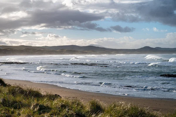 Waves Ballyheirnan Beach North Coast County Donegal Ireland —  Fotos de Stock