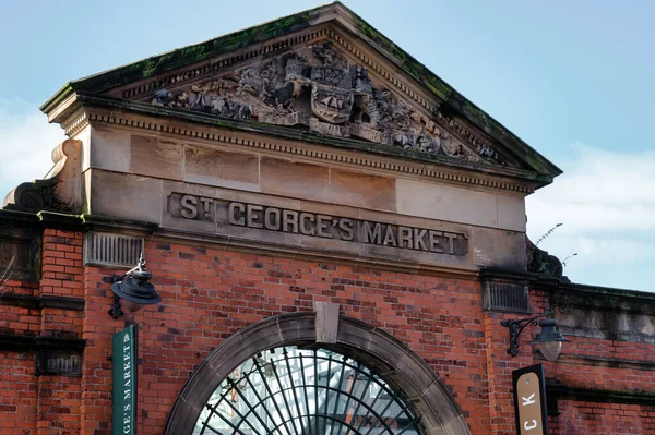 Belfast Feb 2022 Entrance George Market Belfast — Stock Photo, Image