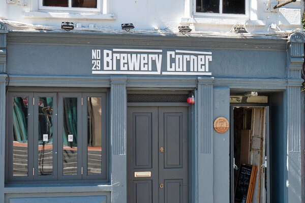 Kilkenny, Ireland- April 20, 2022: The Brewery Corner pub in Kilkenny Ireland.