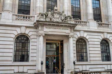 Londra, UK- 3 Mayıs 2022: Londra İnşaat Mühendisleri Enstitüsü