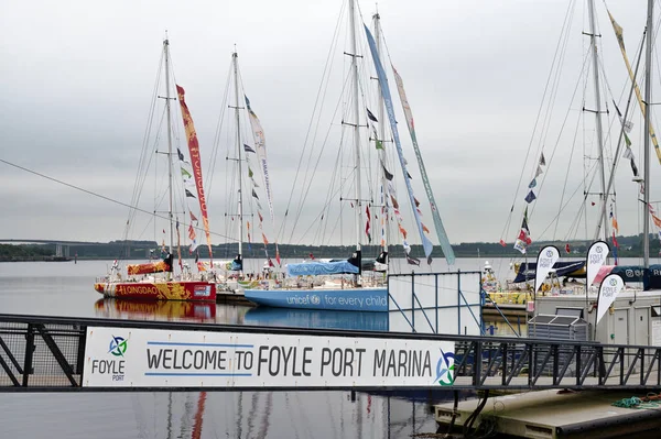 Derry July 2022 Clipper World Yachts Derry Clipper Festival — Zdjęcie stockowe