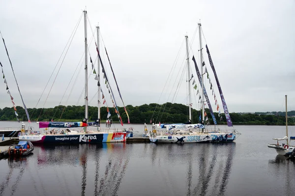 Derry Июля 2022 Года Clipper World Yachts Derry Clipper Festival — стоковое фото