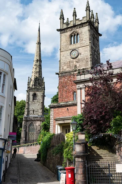 July 2022 Julians Church Shrewsbury England — 스톡 사진