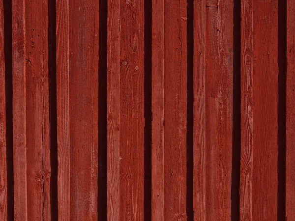 Pared roja de madera — Foto de Stock