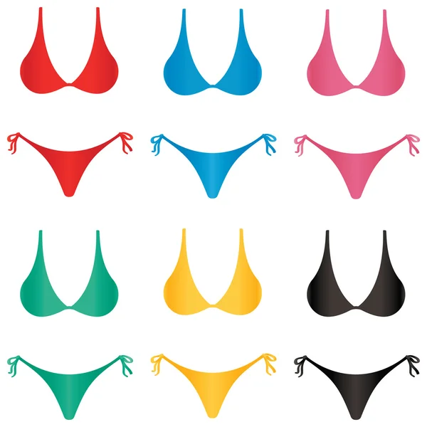 Fundamentele bikini — Stockvector