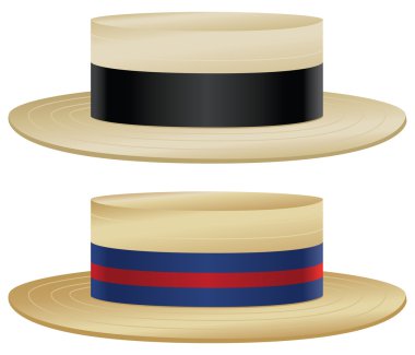 Boater hat clipart