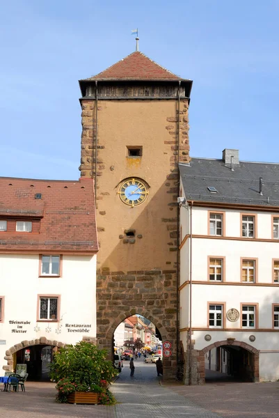 Villingen Towngate Baden Wuerttemberg Germania Europa — Foto Stock