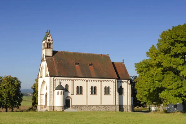 Loeffingen Igreja Peregrinação Schneekreuz Witterschnee Baden Wuerttemberg Alemanha Europa — Fotografia de Stock