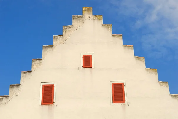 Schaffhausen Front Medieval House Switzerland Europe — Stock Photo, Image