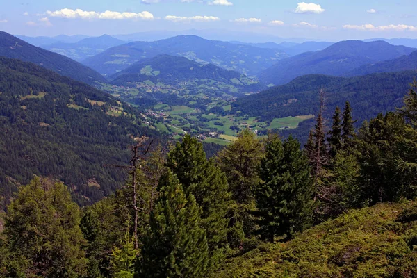 Krajina Salcburských Alpách Vedle Krakauhintermuehlen Radstaetter Tauern Lungau Salcbursko Rakousko — Stock fotografie