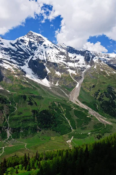 Massiccio Montano Lungo Grossglockner High Alp Trail Alti Tauri Salisburgo — Foto Stock