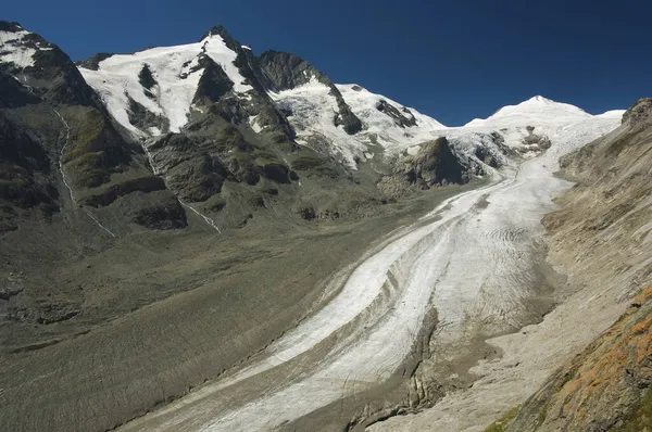 Grossglockner Και Παγετώνας Pasterze Εθνικό Πάρκο Hohe Tauern Carinthia Αυστρία — Φωτογραφία Αρχείου