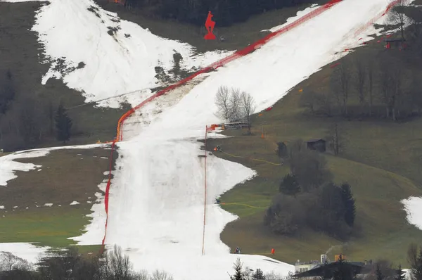 Vintern 2007 Racingbanan Streif Kitzbuehel Tyrolen Österrike — Stockfoto