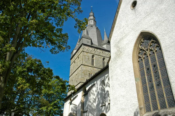 Petrus Och Andreas Collgiate Church Brilon Nordrhein Westfalen Tyskland — Stockfoto