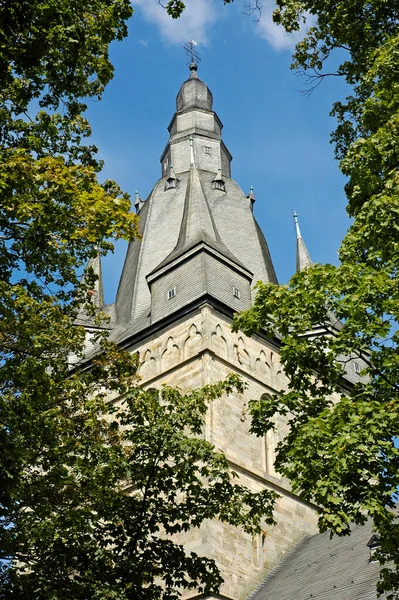 Petrus Andreas Collegiale Kerk Brilon Noordrijn Westfalen Duitsland — Stockfoto