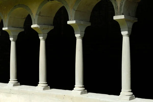 Schaffhausen Columns Cloister Monastry Allerheiligen Switzerland Europe — Stock Photo, Image