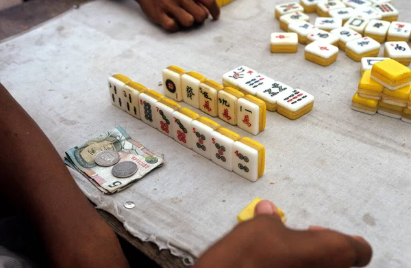 Zagraj Mahjong Lontongan Island Cebu Filipiny — Zdjęcie stockowe