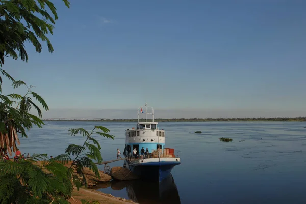 Rio Paraguay Πλοίο Concepcion Παραγουάη — Φωτογραφία Αρχείου