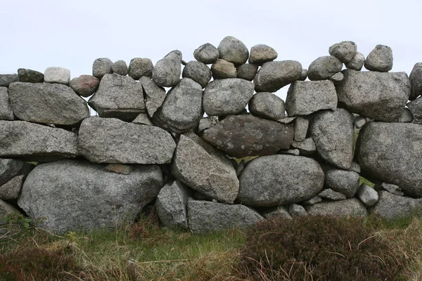 Каменная Стена Графство Донегал Ирландия — стоковое фото