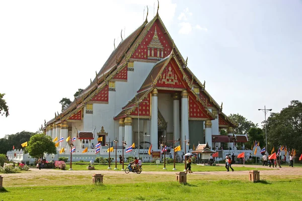 Tailândia Sião Ayutthaya Phra Mongkonbophit Ásia — Fotografia de Stock