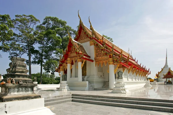Tempel Site Ayutthaya Wat Kasatathirat Worawihan Thailand Siam Azië — Stockfoto