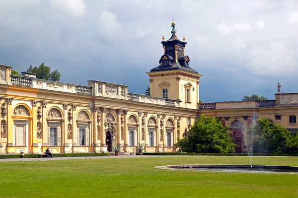 Вілянові Палац Варшава Польща — стокове фото